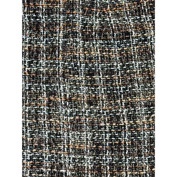 Blu Pepper Tweed Button Front Scalloped High Waisted Mini Skirt Size Med EUC - Picture 3 of 5